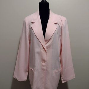 Sag Harbor, Peach Color Jacket, 2-Front Buttons, 2-Pockets, Size-12, New